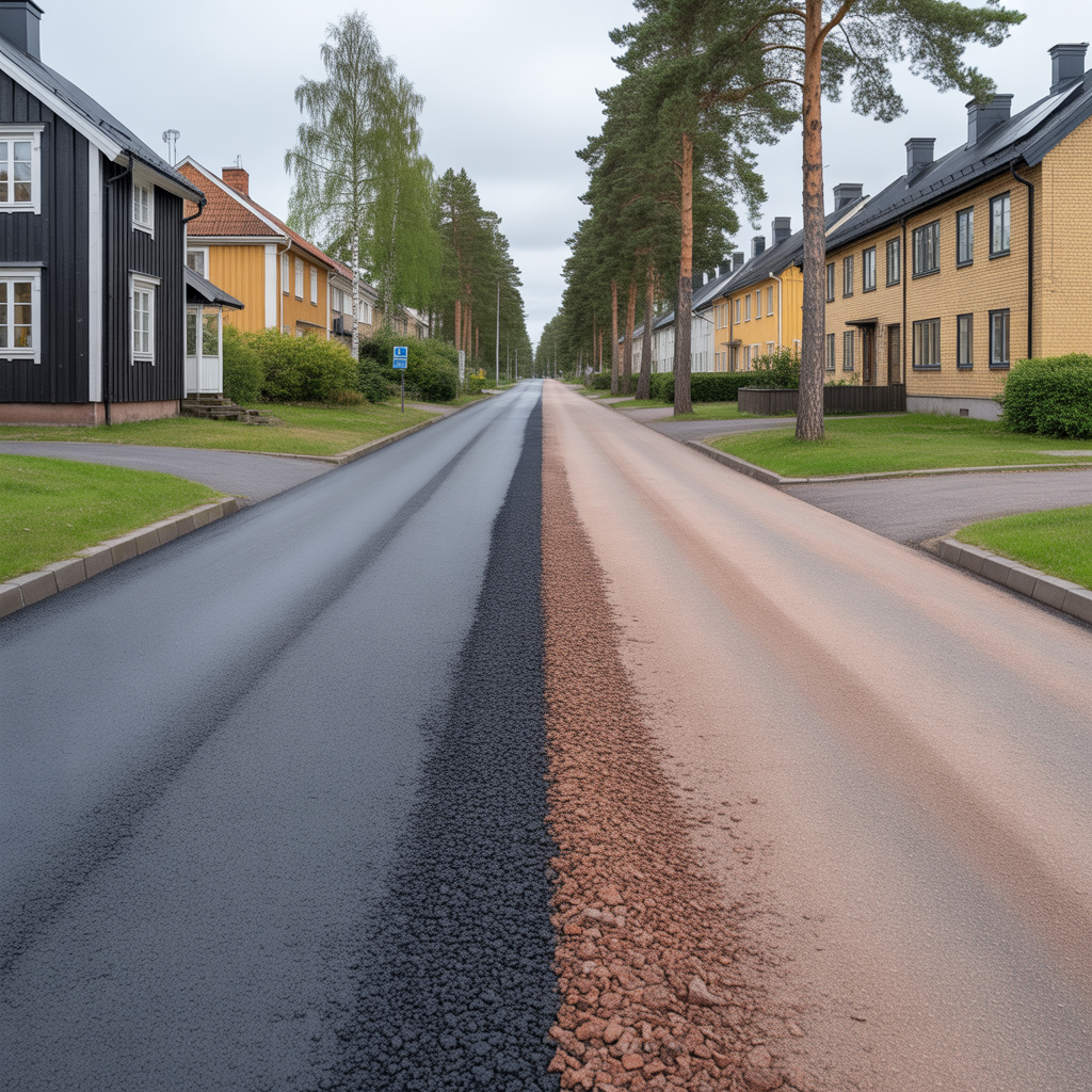 atervunnen asfalt rap jamfort med ny kostnad och hallbarhet