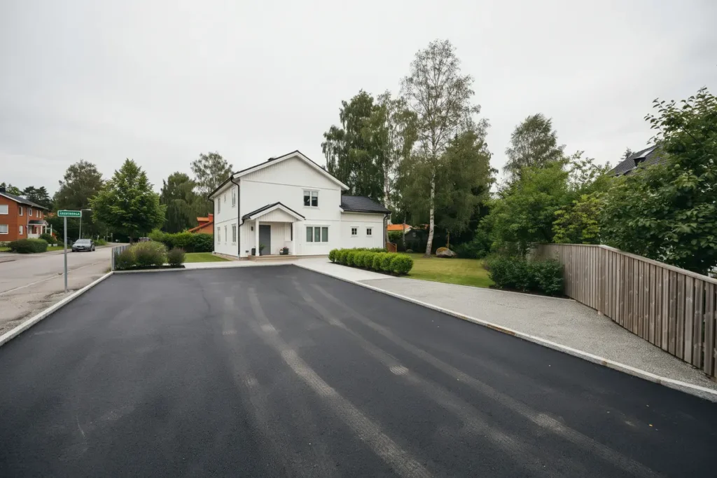 asfaltering av innerg rd och soprumsyta i kersberga