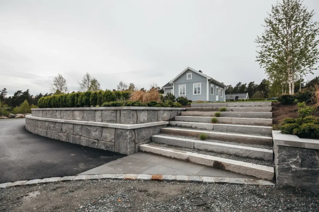 bygga murar och trappor som lyfter tr dg rden smarta l sningar f r villa gare